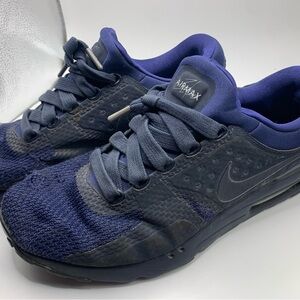 Nike Air Max Navy Sneakers small holes in front